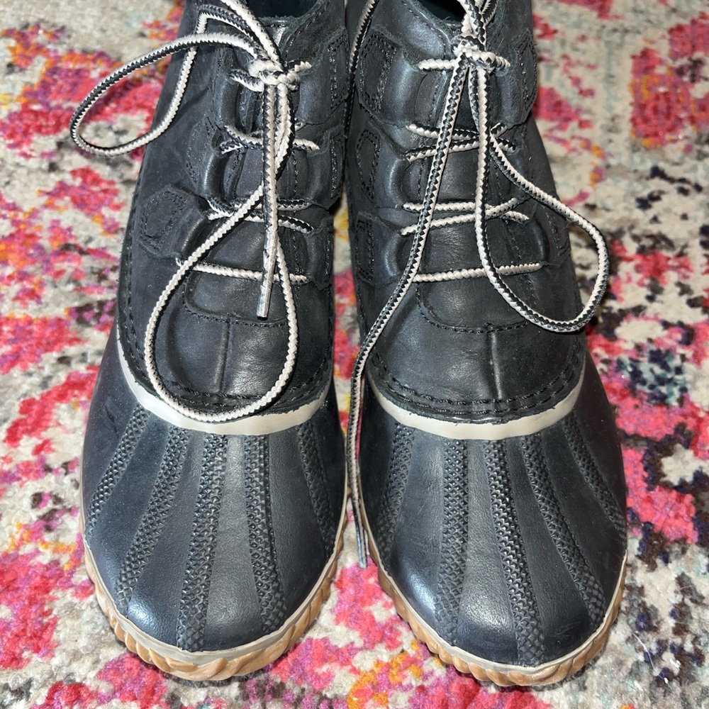 Sorel Waterproof Leather & Rubber Duck Boots